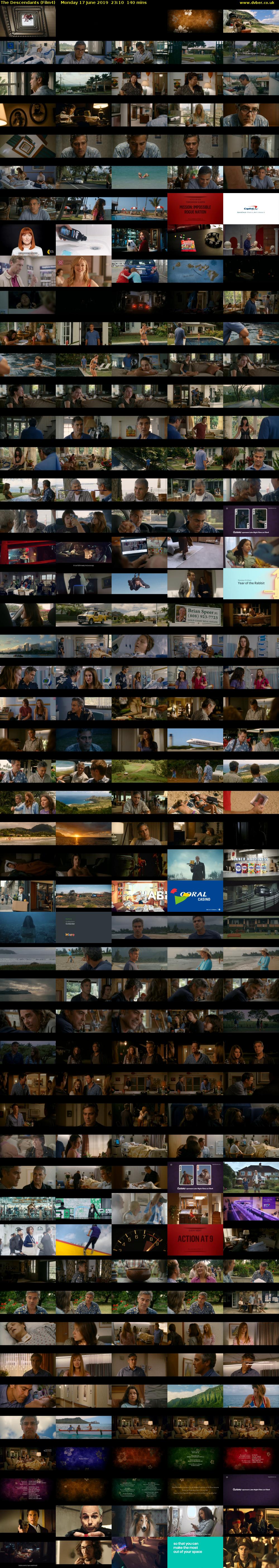The Descendants (Film4) Monday 17 June 2019 23:10 - 01:30