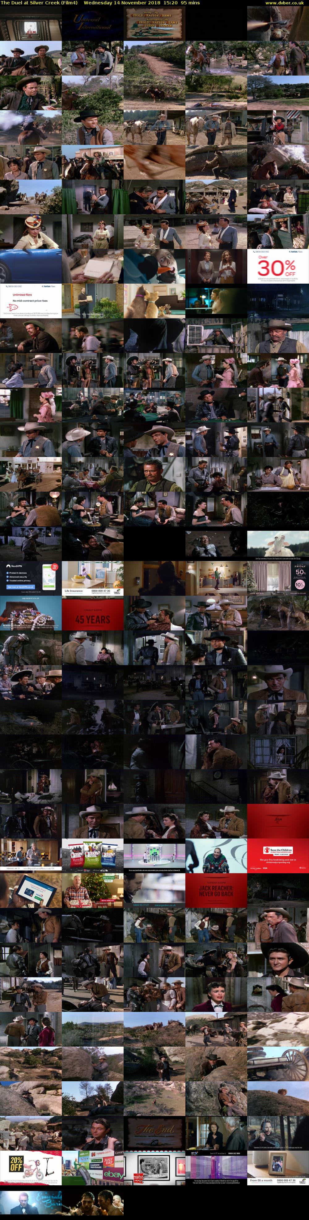 The Duel at Silver Creek (Film4) Wednesday 14 November 2018 15:20 - 16:55