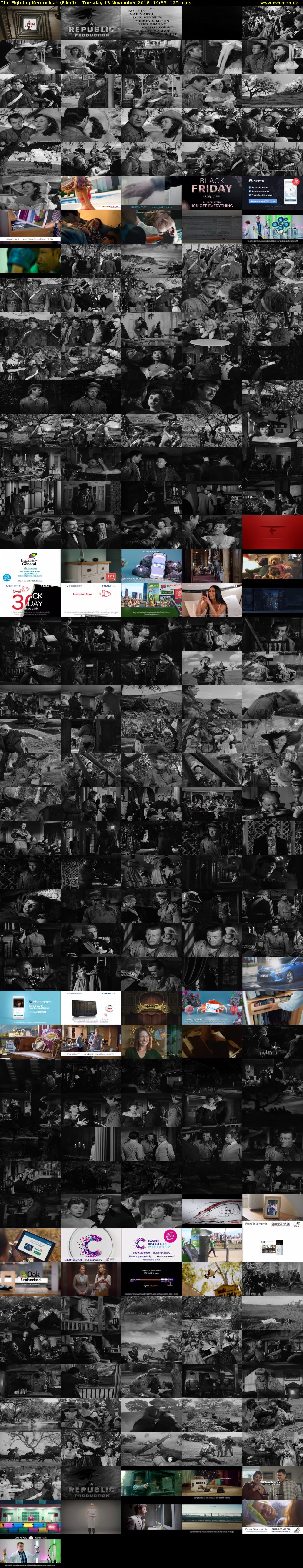 The Fighting Kentuckian (Film4) Tuesday 13 November 2018 14:35 - 16:40