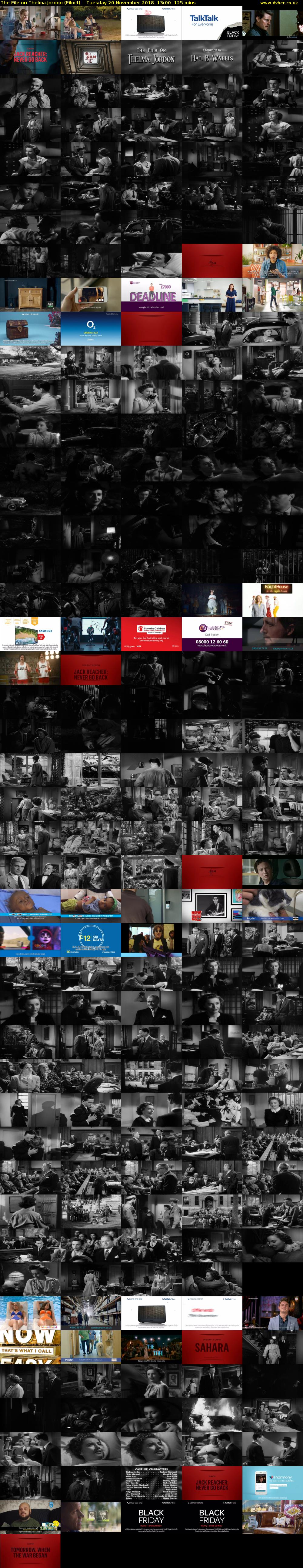 The File on Thelma Jordon (Film4) Tuesday 20 November 2018 13:00 - 15:05