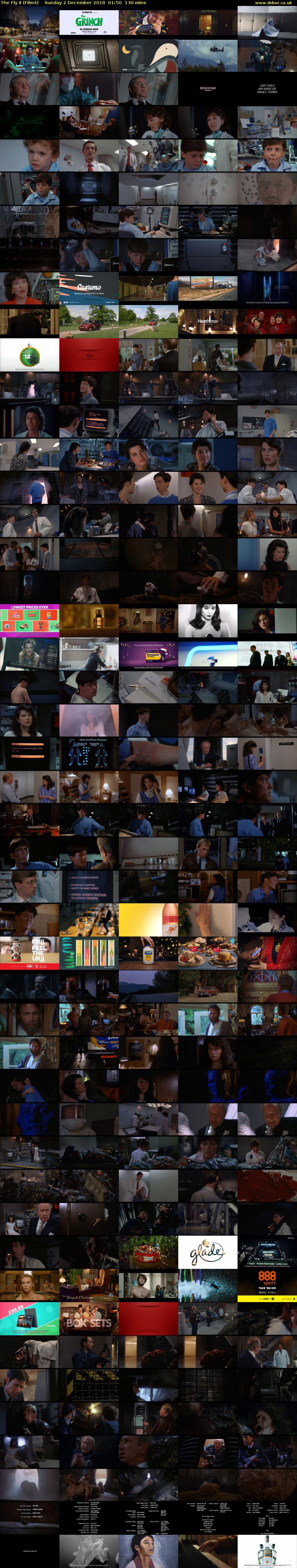 The Fly II (Film4) Sunday 2 December 2018 01:50 - 04:00