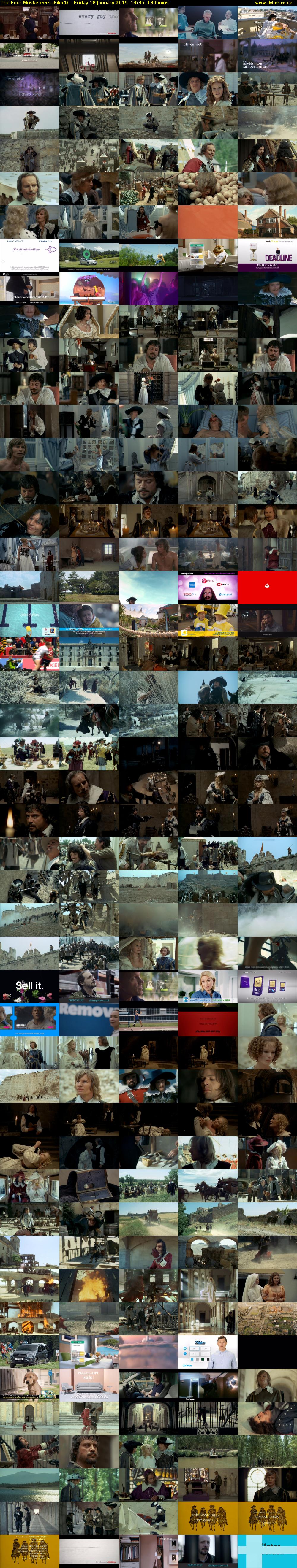 The Four Musketeers (Film4) Friday 18 January 2019 14:35 - 16:45