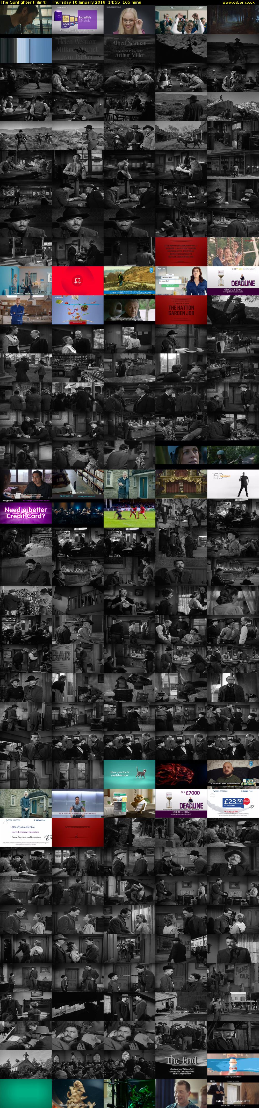 The Gunfighter (Film4) Thursday 10 January 2019 14:55 - 16:40