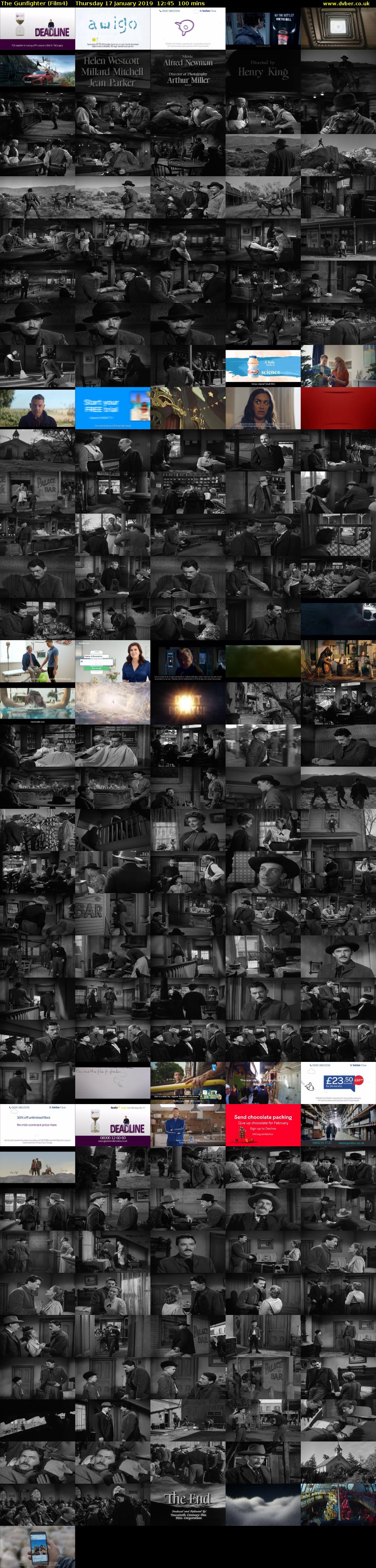 The Gunfighter (Film4) Thursday 17 January 2019 12:45 - 14:25