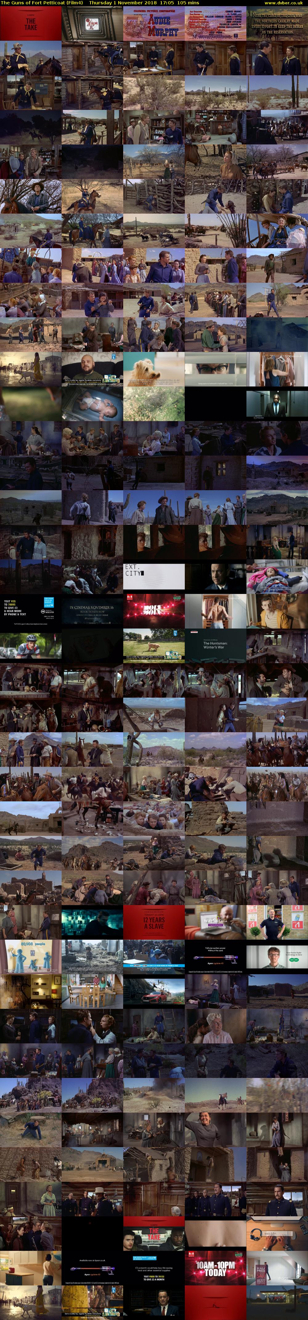 The Guns of Fort Petticoat (Film4) Thursday 1 November 2018 17:05 - 18:50