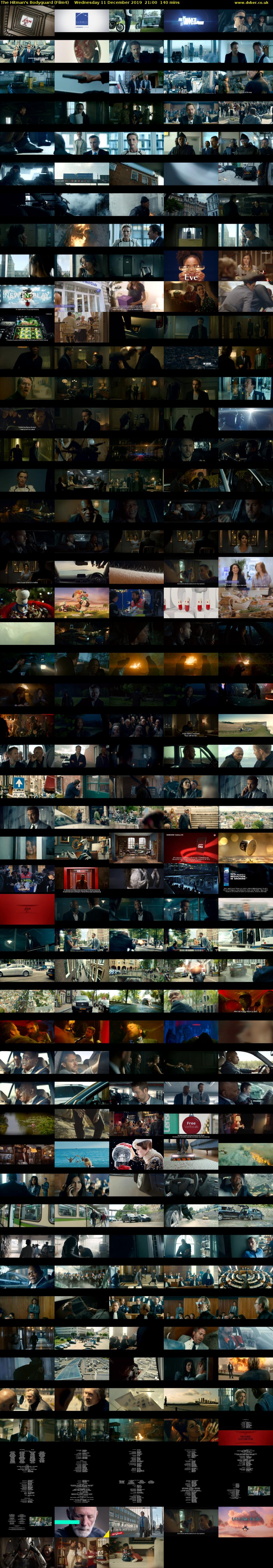The Hitman's Bodyguard (Film4) Wednesday 11 December 2019 21:00 - 23:20