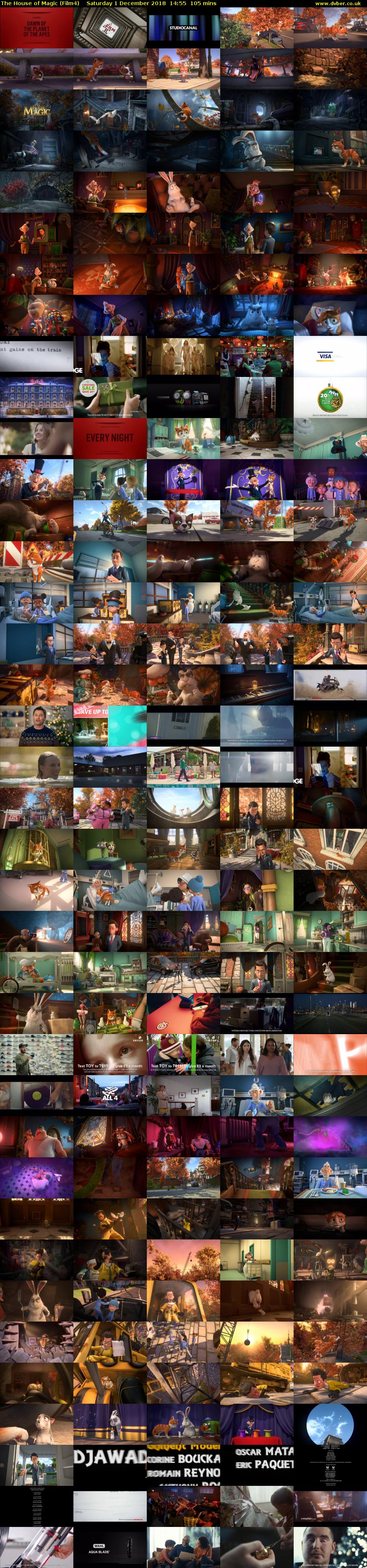 The House of Magic (Film4) Saturday 1 December 2018 14:55 - 16:40