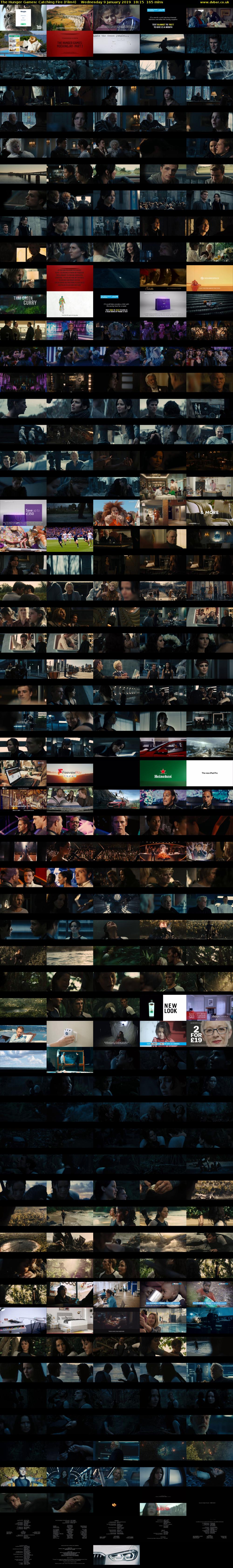 The Hunger Games: Catching Fire (Film4) Wednesday 9 January 2019 18:15 - 21:00