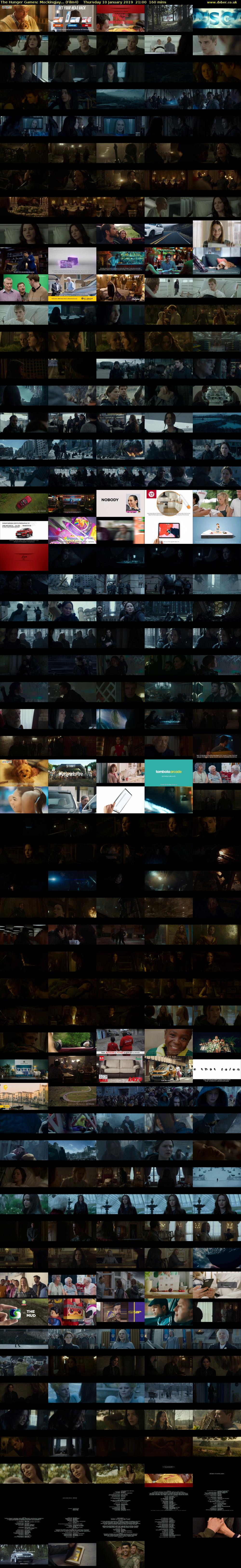 The Hunger Games: Mockingjay... (Film4) Thursday 10 January 2019 21:00 - 23:40