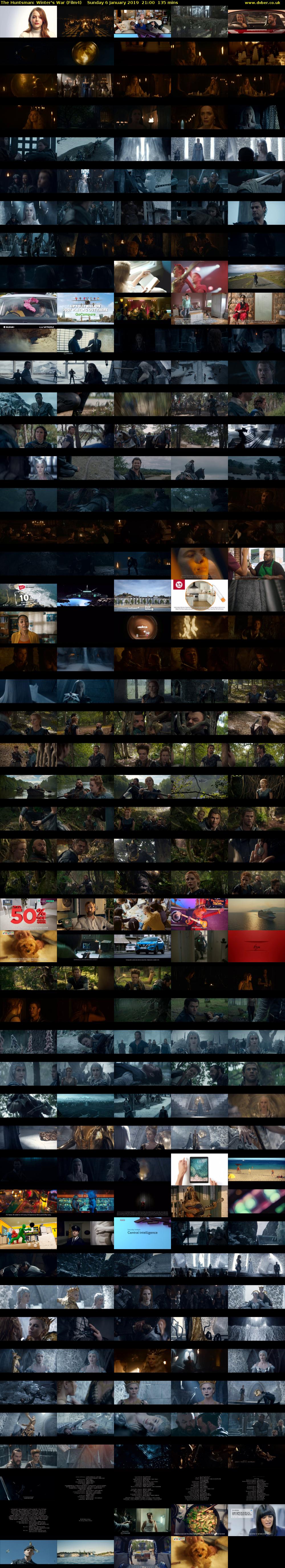 The Huntsman: Winter's War (Film4) Sunday 6 January 2019 21:00 - 23:15