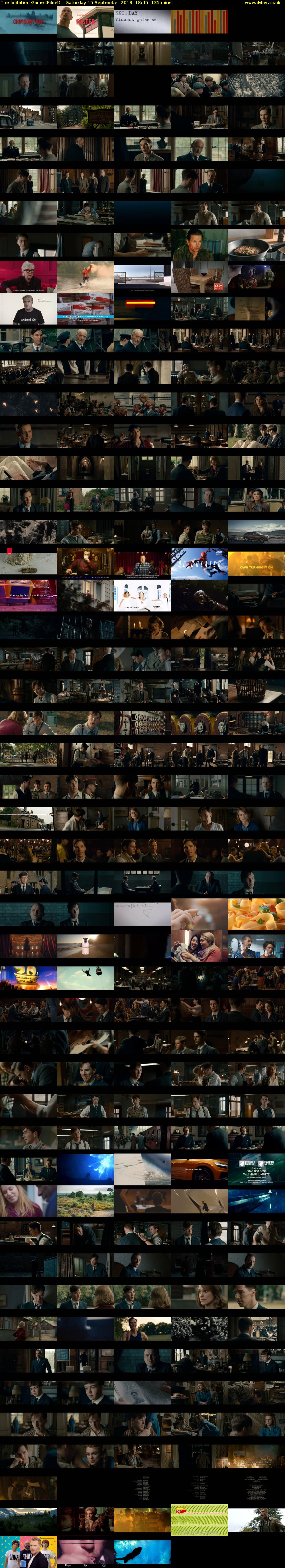 The Imitation Game (Film4) Saturday 15 September 2018 18:45 - 21:00