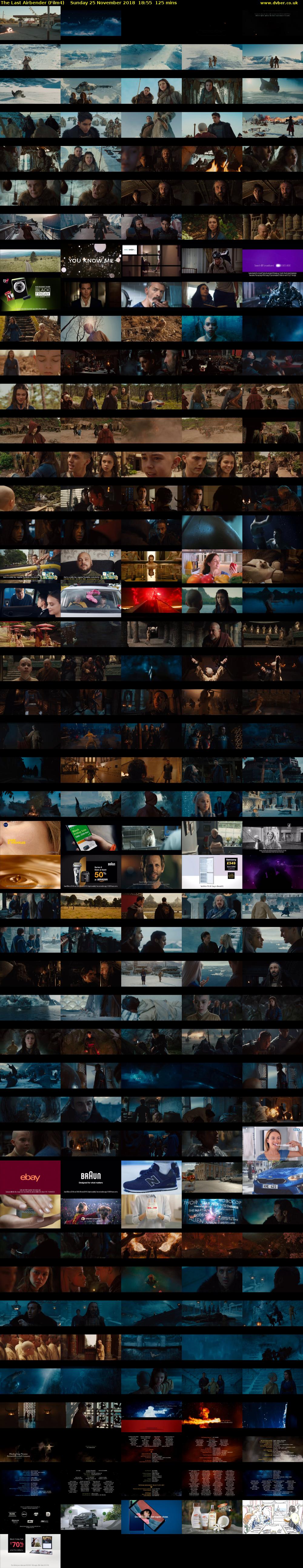 The Last Airbender (Film4) Sunday 25 November 2018 18:55 - 21:00