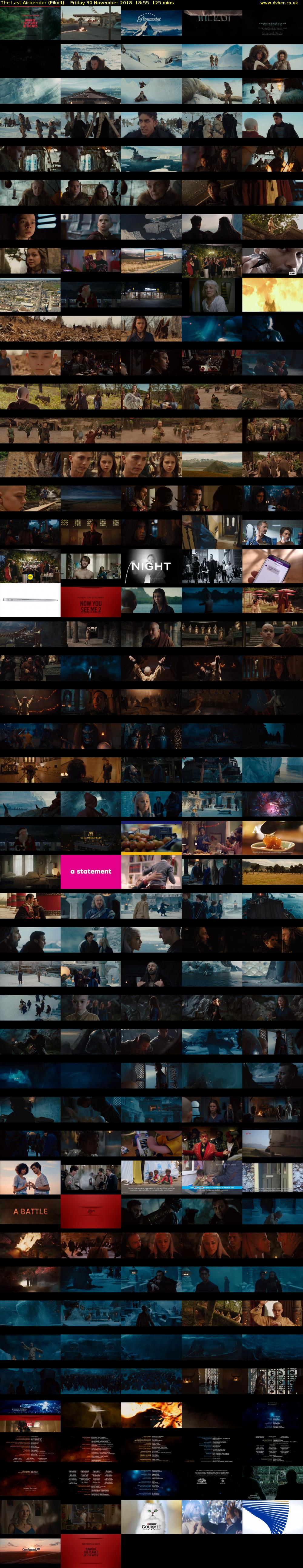 The Last Airbender (Film4) Friday 30 November 2018 18:55 - 21:00