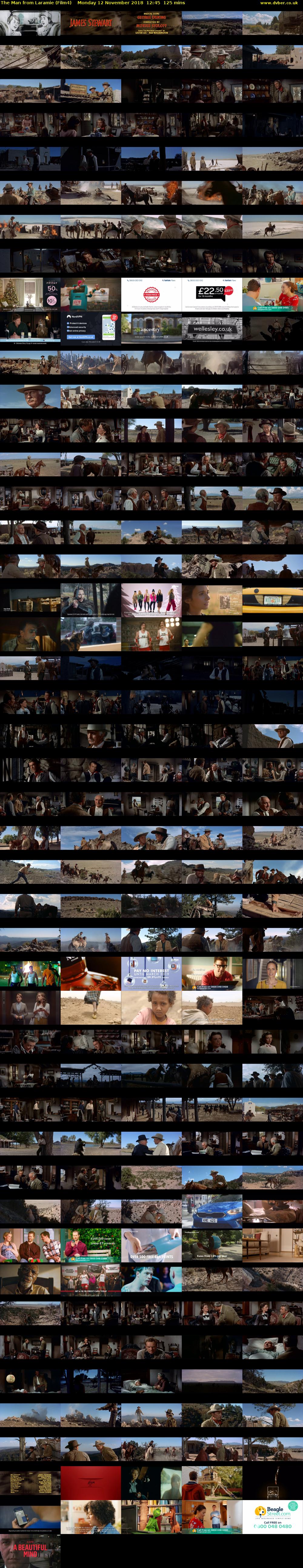 The Man from Laramie (Film4) Monday 12 November 2018 12:45 - 14:50