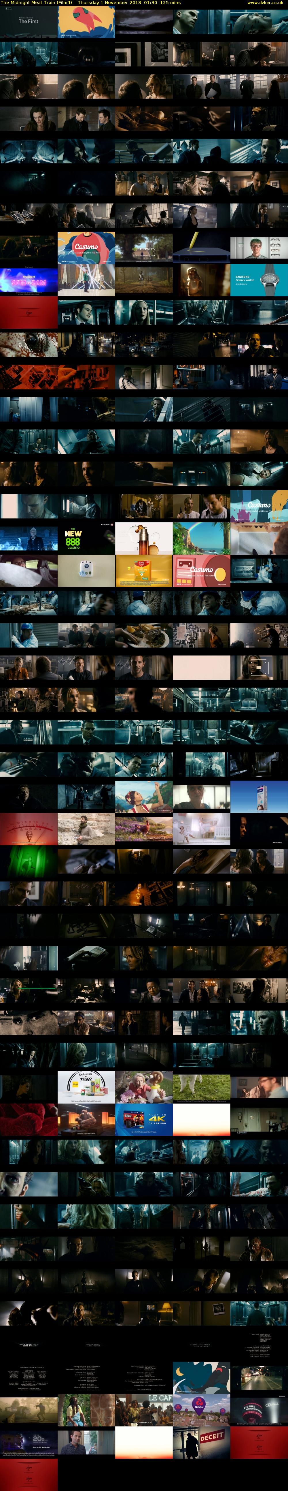 The Midnight Meat Train (Film4) Thursday 1 November 2018 01:30 - 03:35