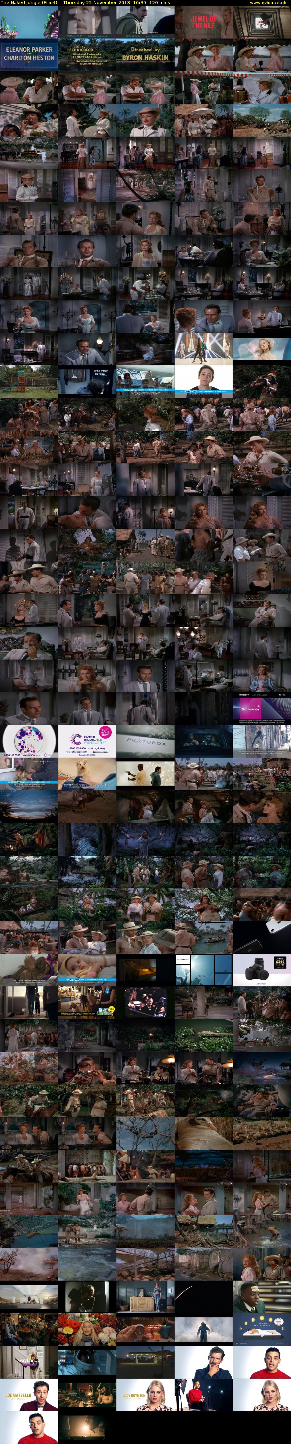 The Naked Jungle (Film4) Thursday 22 November 2018 16:35 - 18:35