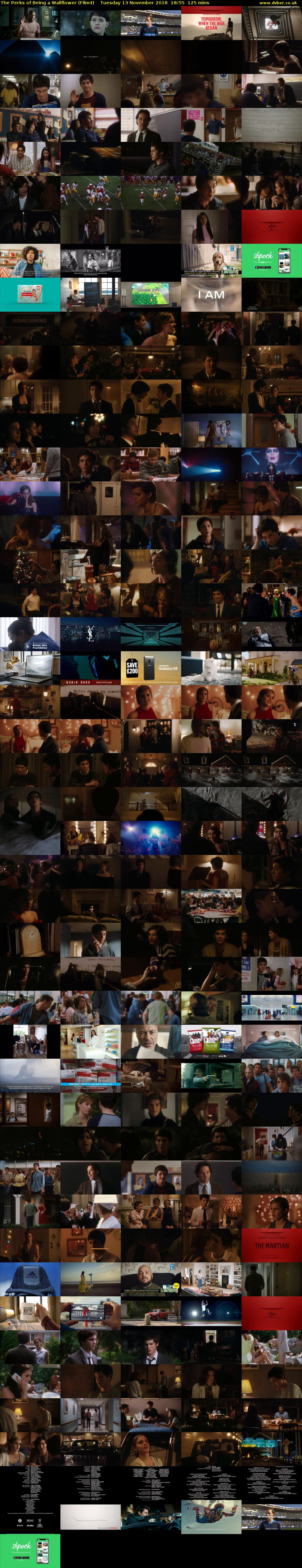 The Perks of Being a Wallflower (Film4) Tuesday 13 November 2018 18:55 - 21:00