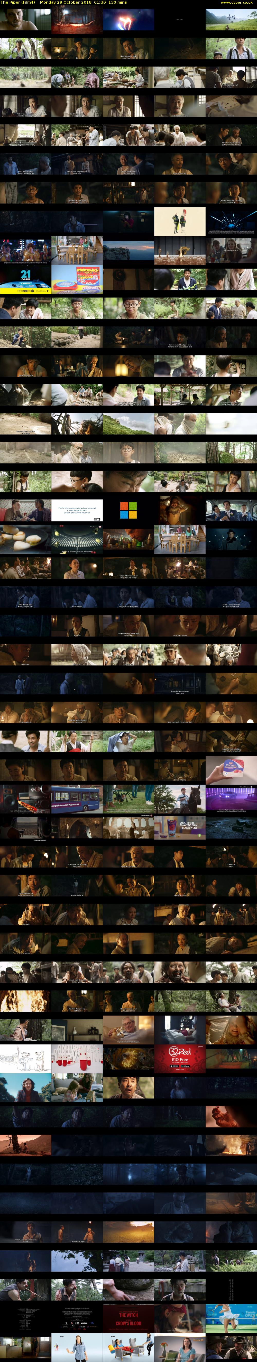 The Piper (Film4) Monday 29 October 2018 01:30 - 03:40