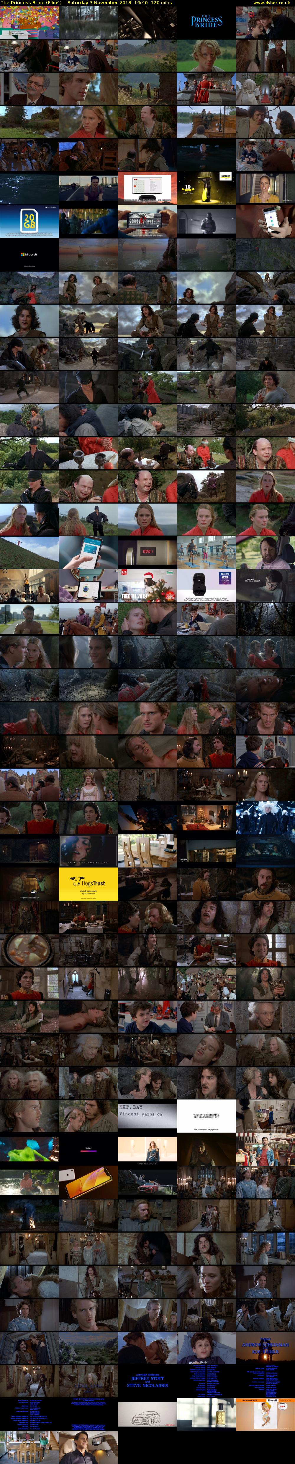 The Princess Bride (Film4) Saturday 3 November 2018 14:40 - 16:40