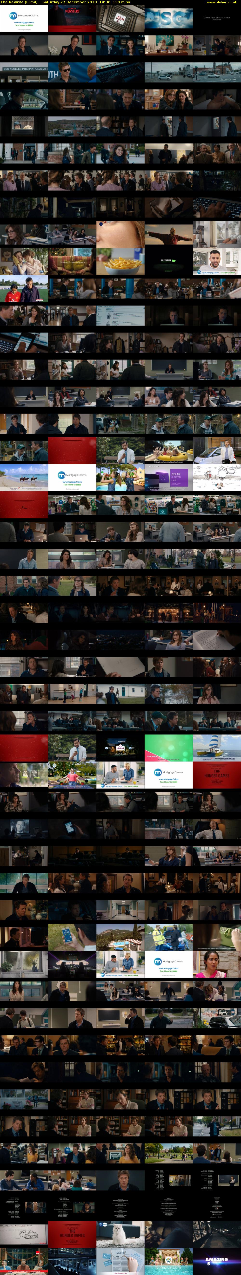 The Rewrite (Film4) Saturday 22 December 2018 14:30 - 16:40