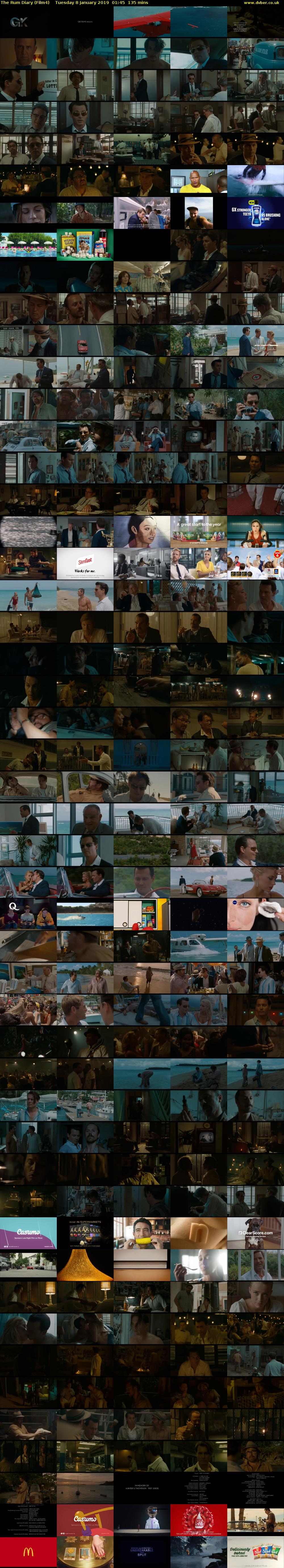 The Rum Diary (Film4) Tuesday 8 January 2019 01:45 - 04:00