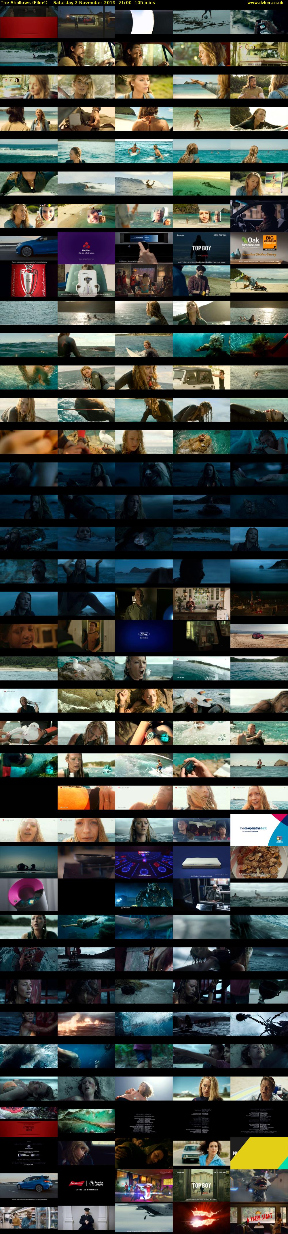 The Shallows (Film4) Saturday 2 November 2019 21:00 - 22:45