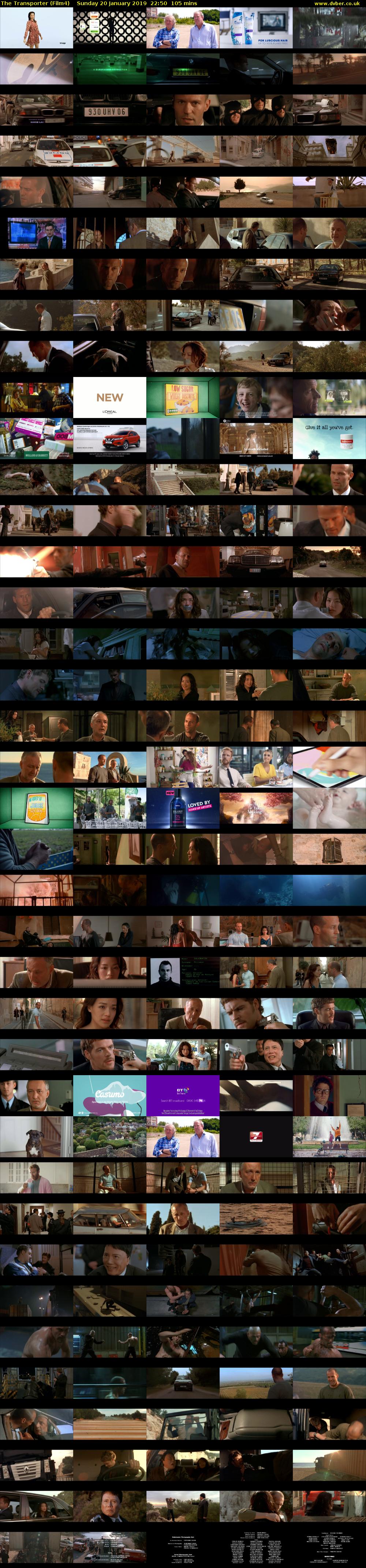 The Transporter (Film4) Sunday 20 January 2019 22:50 - 00:35