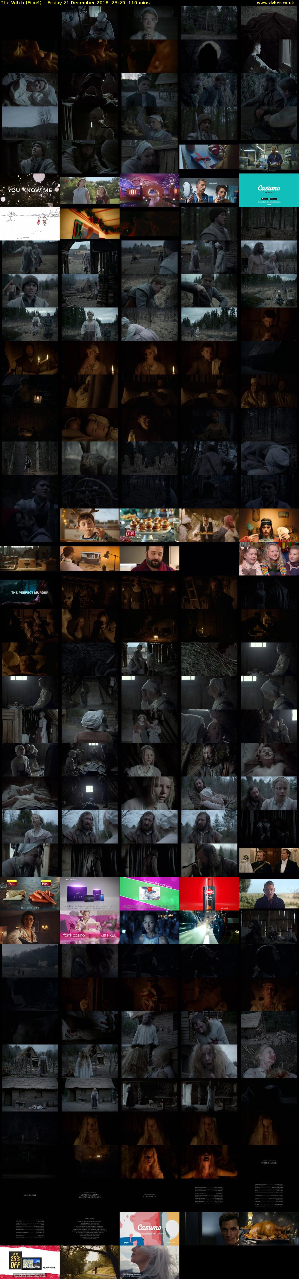 The Witch (Film4) Friday 21 December 2018 23:25 - 01:15