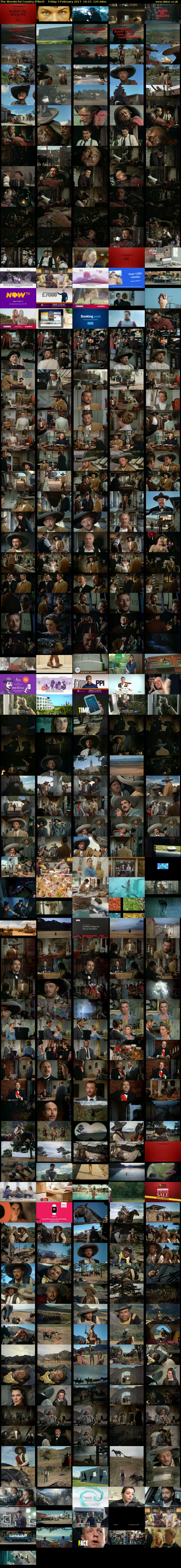 The Wonderful Country (Film4) Friday 3 February 2017 16:15 - 18:15