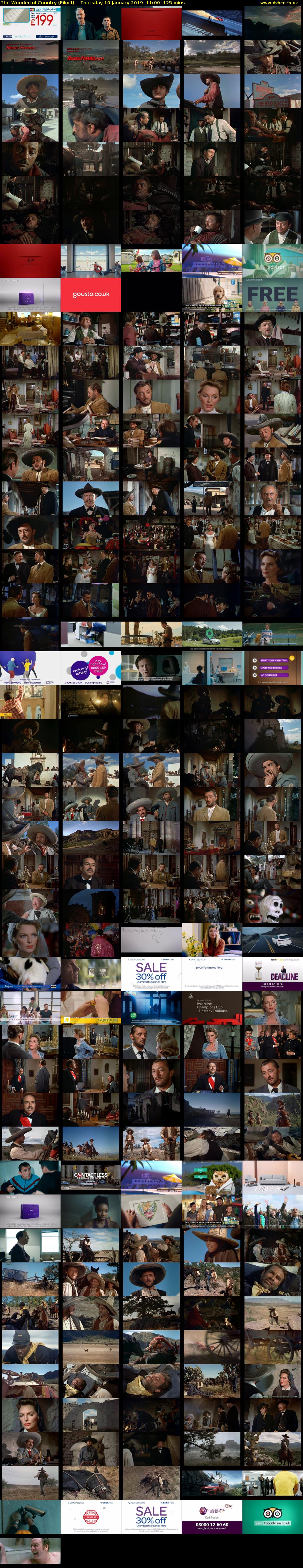 The Wonderful Country (Film4) Thursday 10 January 2019 11:00 - 13:05