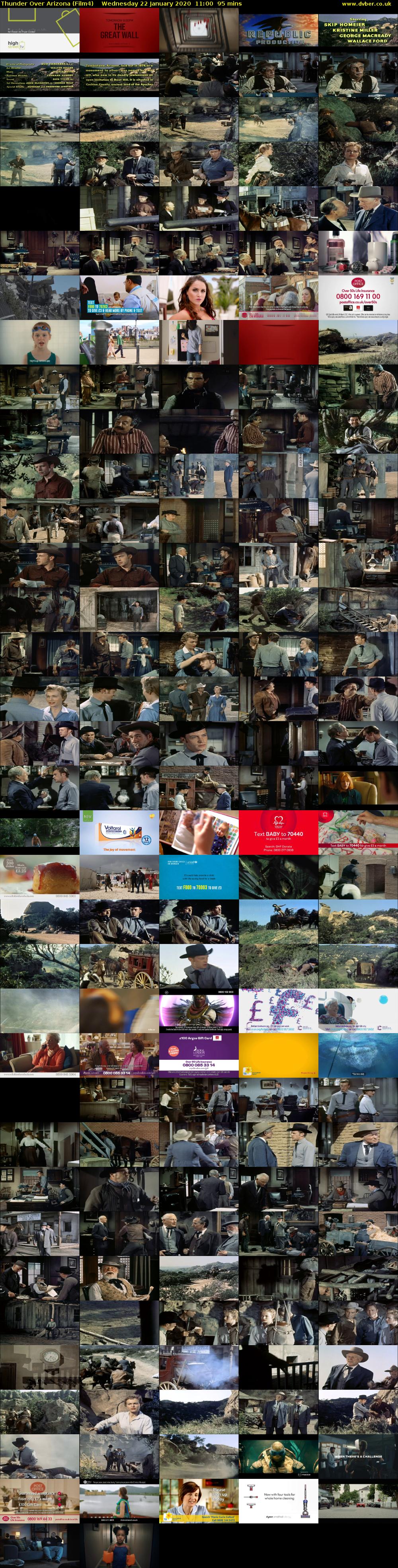Thunder Over Arizona (Film4) Wednesday 22 January 2020 11:00 - 12:35