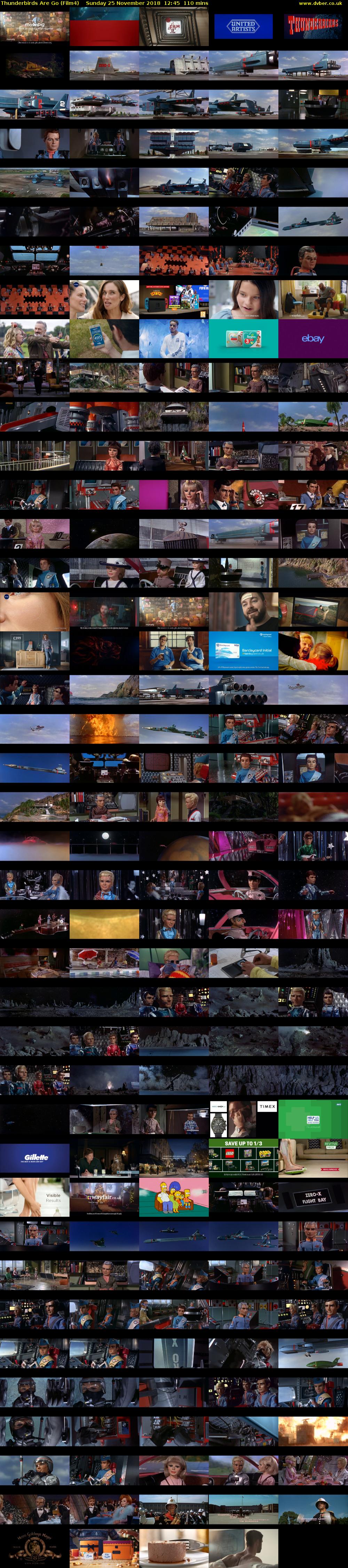 Thunderbirds Are Go (Film4) Sunday 25 November 2018 12:45 - 14:35