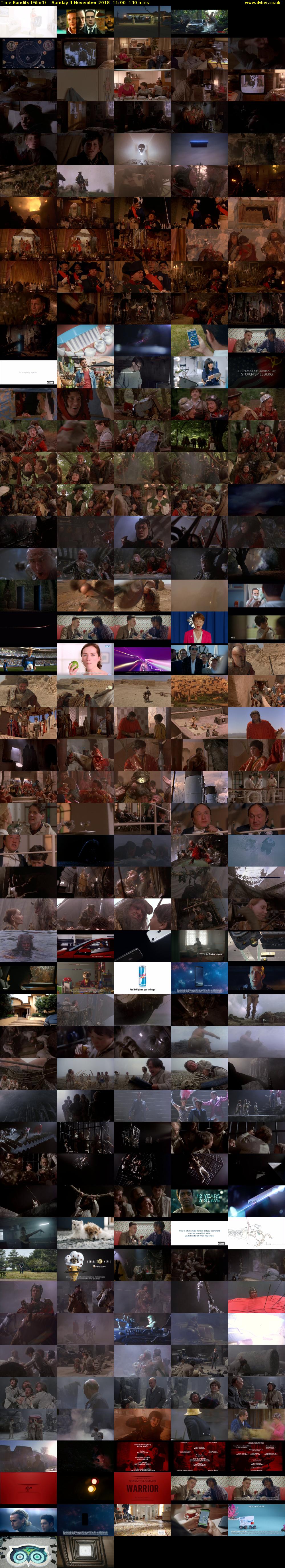 Time Bandits (Film4) Sunday 4 November 2018 11:00 - 13:20