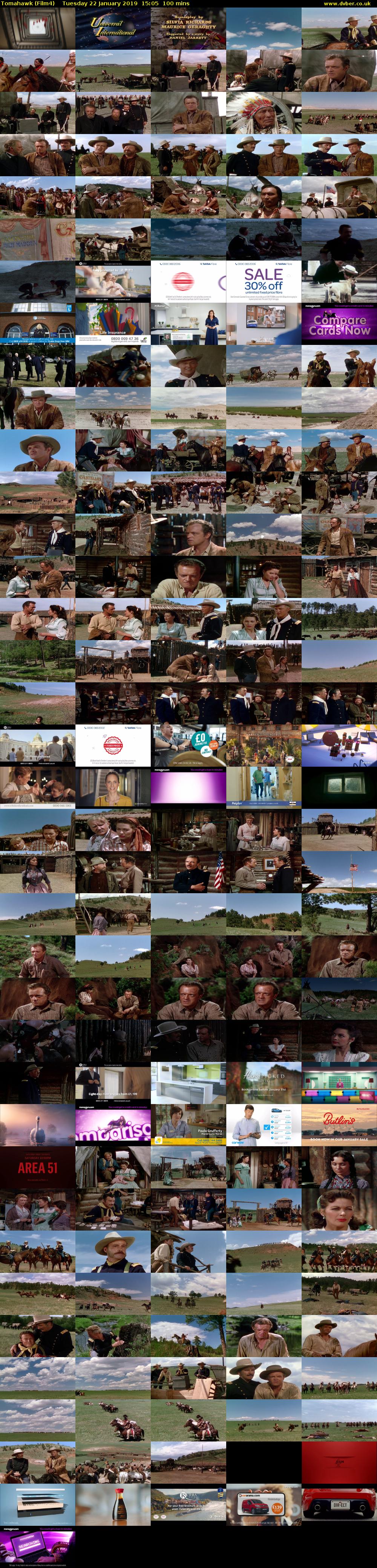 Tomahawk (Film4) Tuesday 22 January 2019 15:05 - 16:45