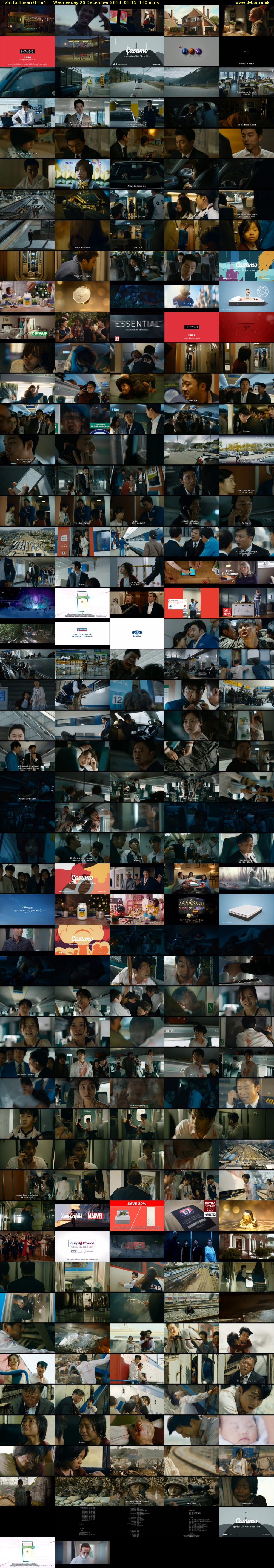 Train to Busan (Film4) Wednesday 26 December 2018 01:15 - 03:35