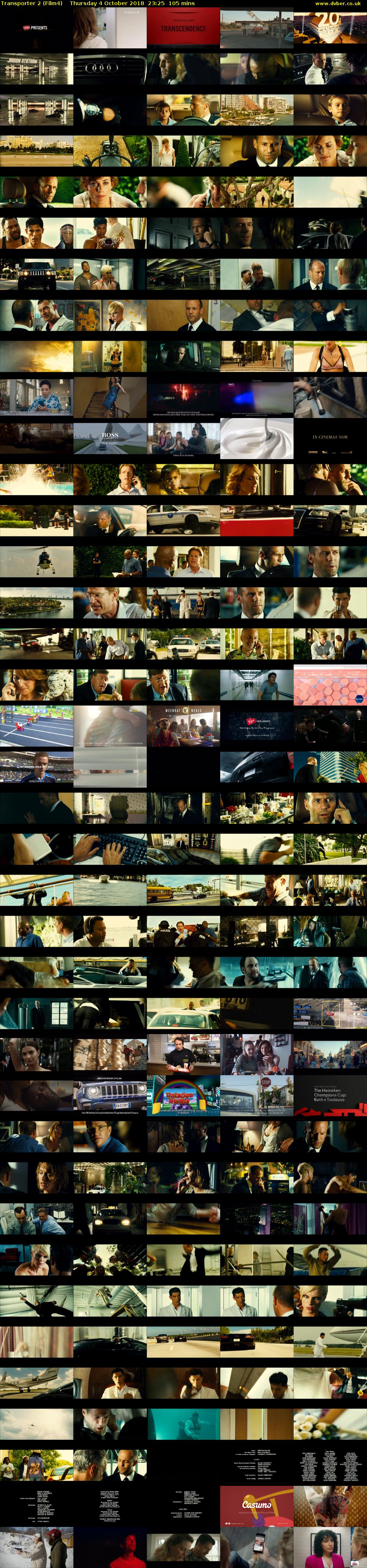 Transporter 2 (Film4) Thursday 4 October 2018 23:25 - 01:10