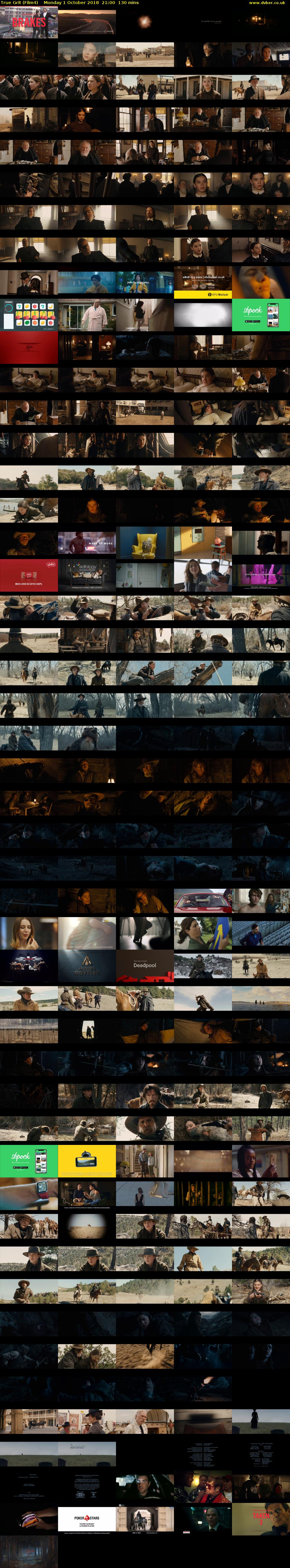 True Grit (Film4) Monday 1 October 2018 21:00 - 23:10