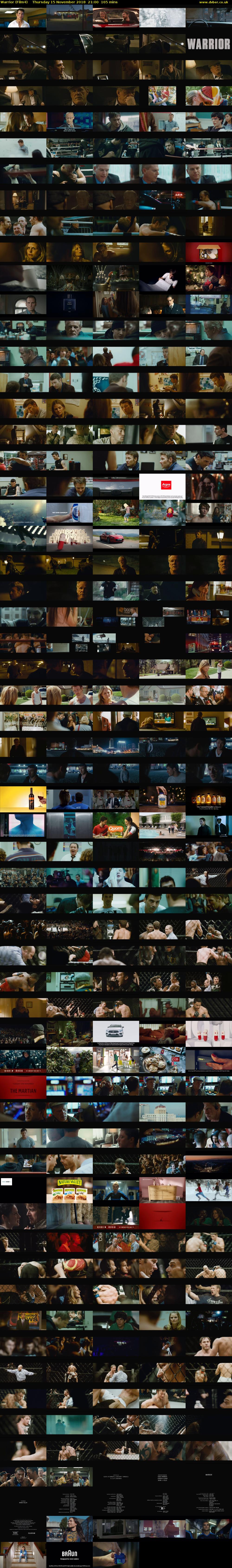 Warrior (Film4) Thursday 15 November 2018 21:00 - 23:45