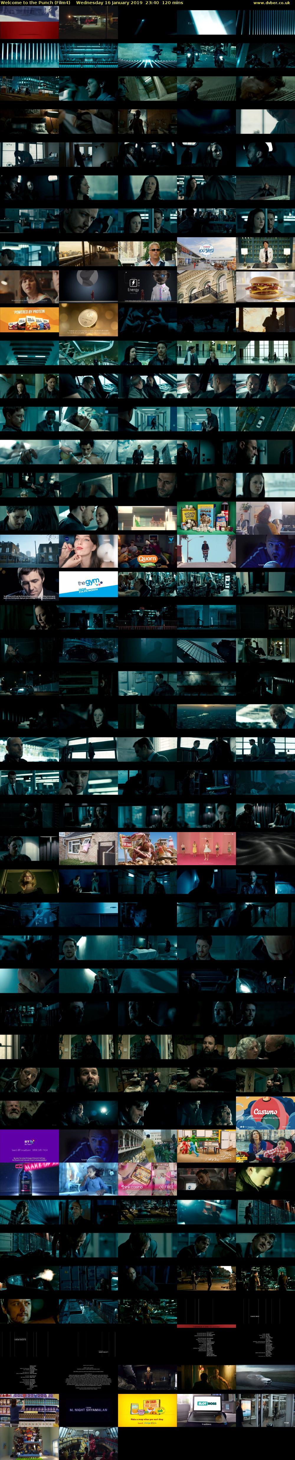 Welcome to the Punch (Film4) Wednesday 16 January 2019 23:40 - 01:40