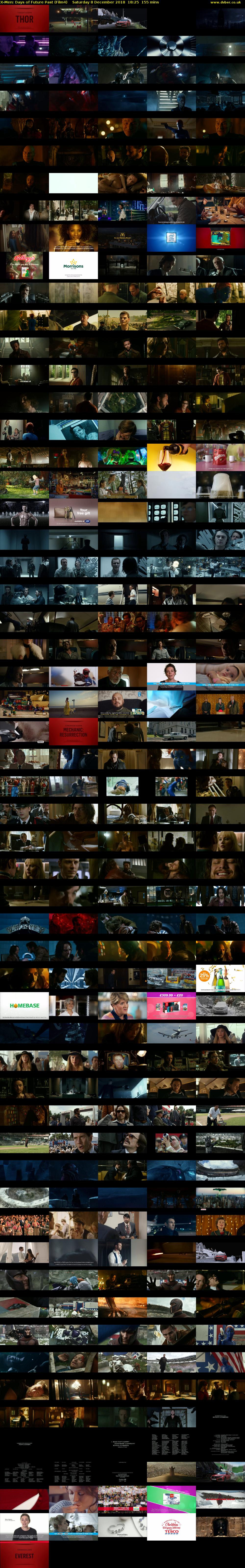 X-Men: Days of Future Past (Film4) Saturday 8 December 2018 18:25 - 21:00