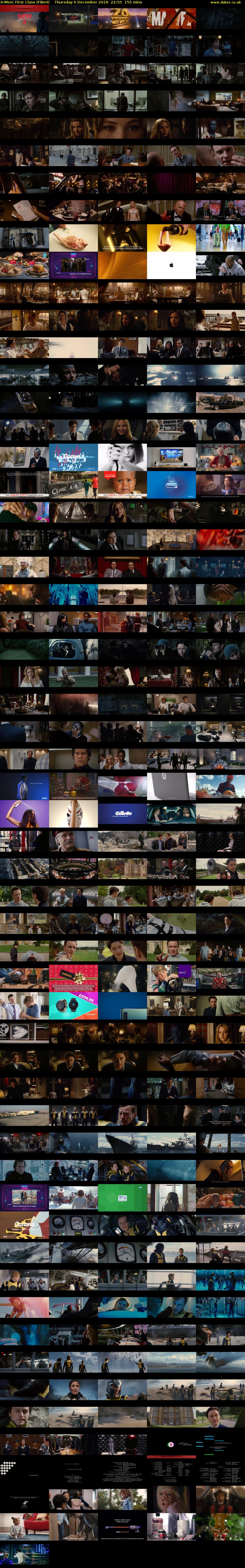 X-Men: First Class (Film4) Thursday 6 December 2018 22:55 - 01:30