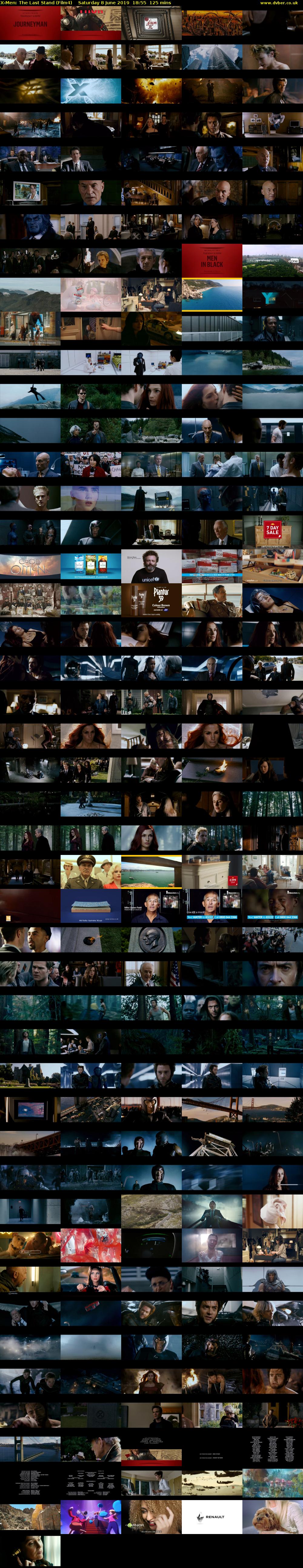 X-Men: The Last Stand (Film4) Saturday 8 June 2019 18:55 - 21:00