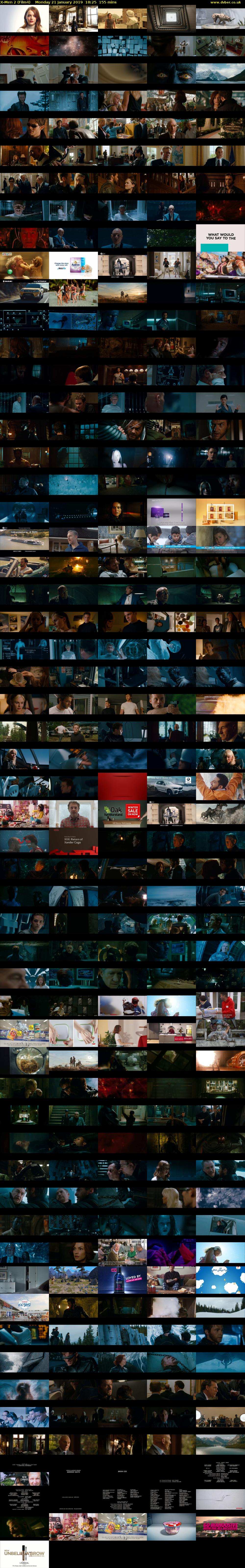 X-Men 2 (Film4) Monday 21 January 2019 18:25 - 21:00