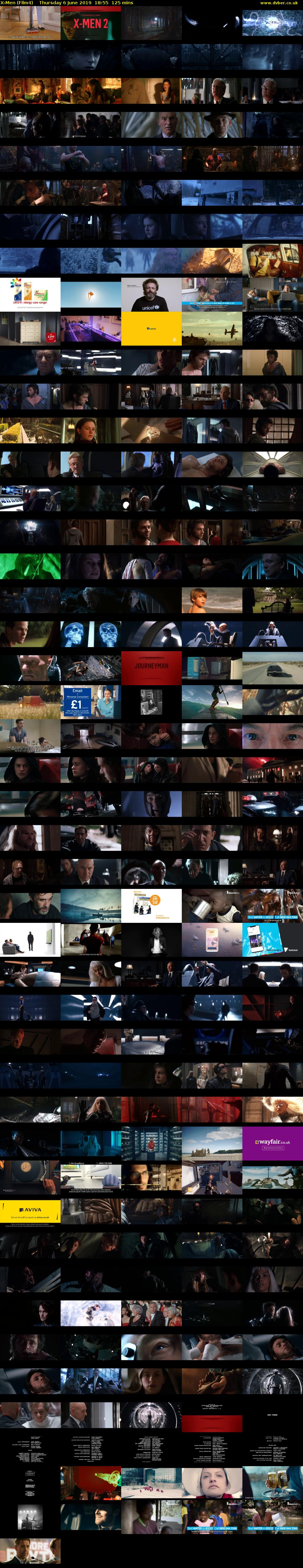 X-Men (Film4) Thursday 6 June 2019 18:55 - 21:00
