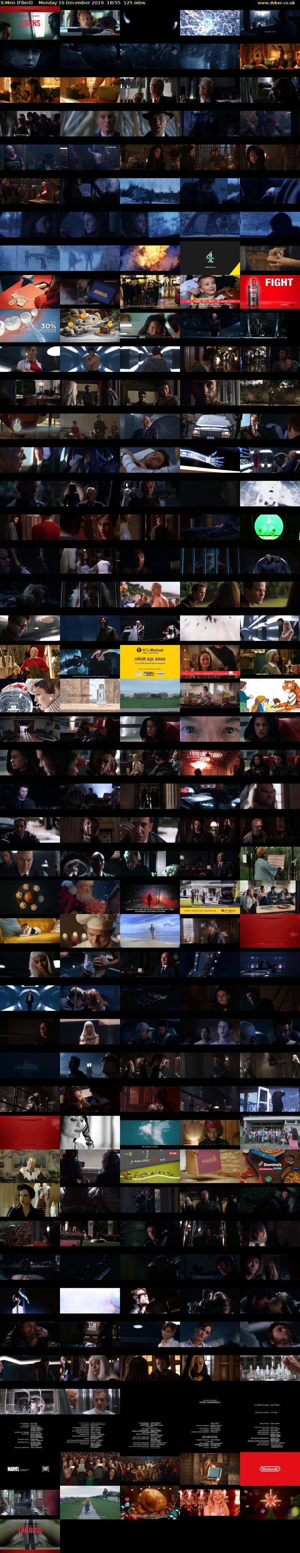 X-Men (Film4) Monday 16 December 2019 18:55 - 21:00