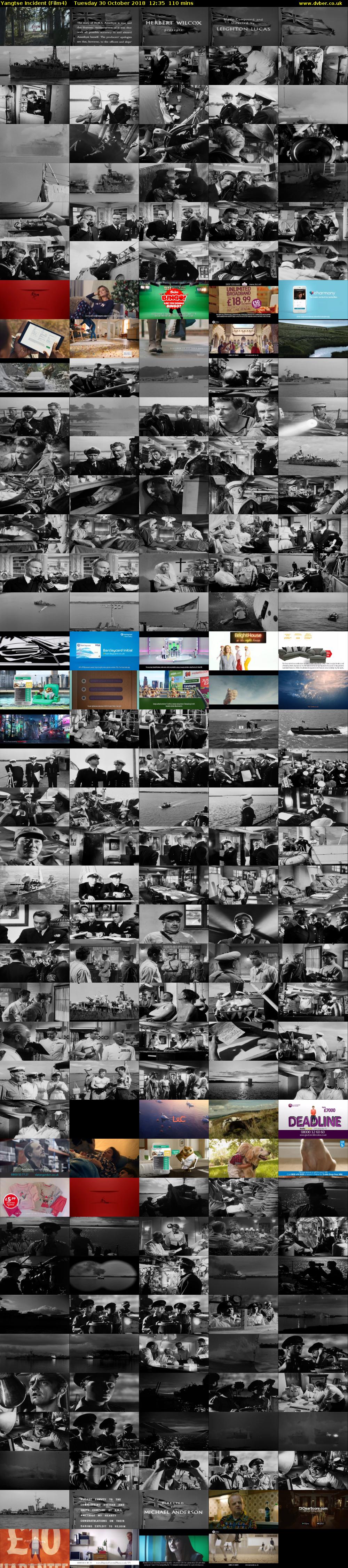 Yangtse Incident (Film4) Tuesday 30 October 2018 12:35 - 14:25