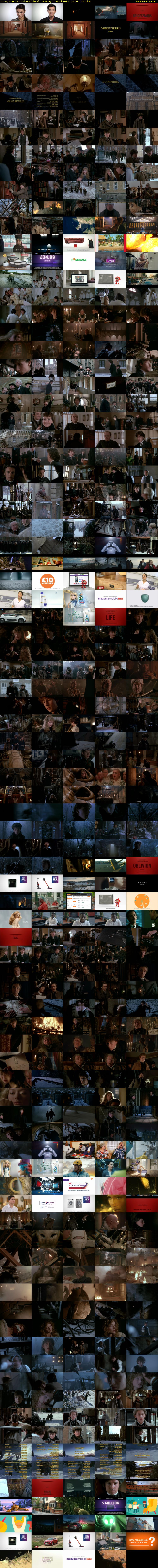 Young Sherlock Holmes (Film4) Sunday 16 April 2017 13:00 - 15:15