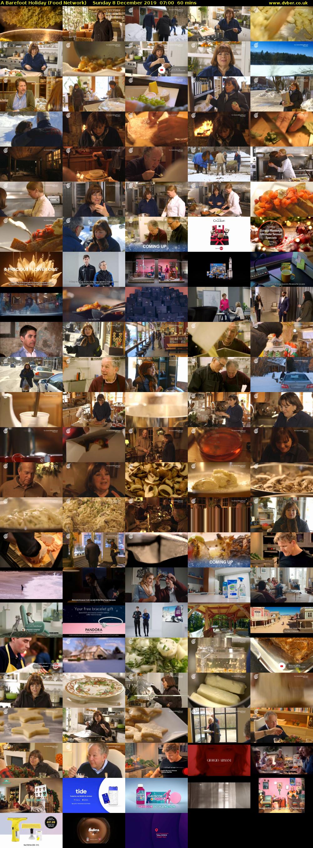 A Barefoot Holiday (Food Network) Sunday 8 December 2019 07:00 - 08:00