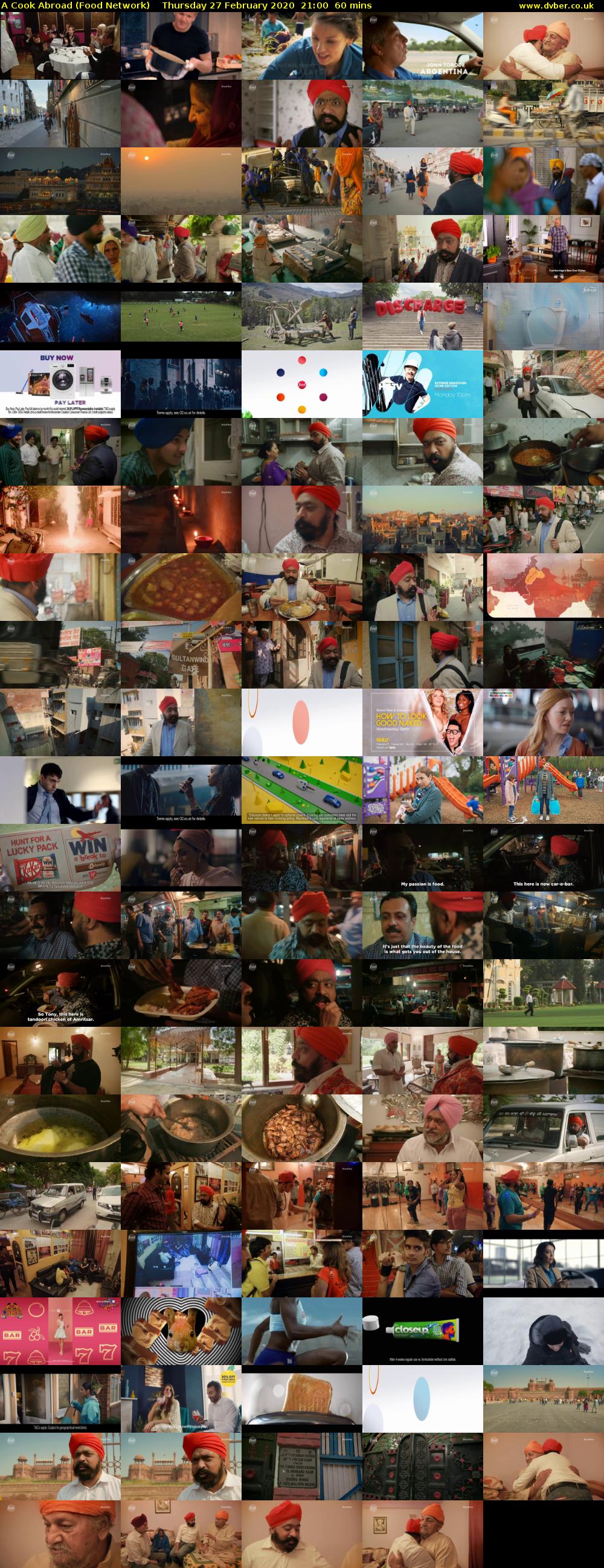 A Cook Abroad (Food Network) Thursday 27 February 2020 21:00 - 22:00