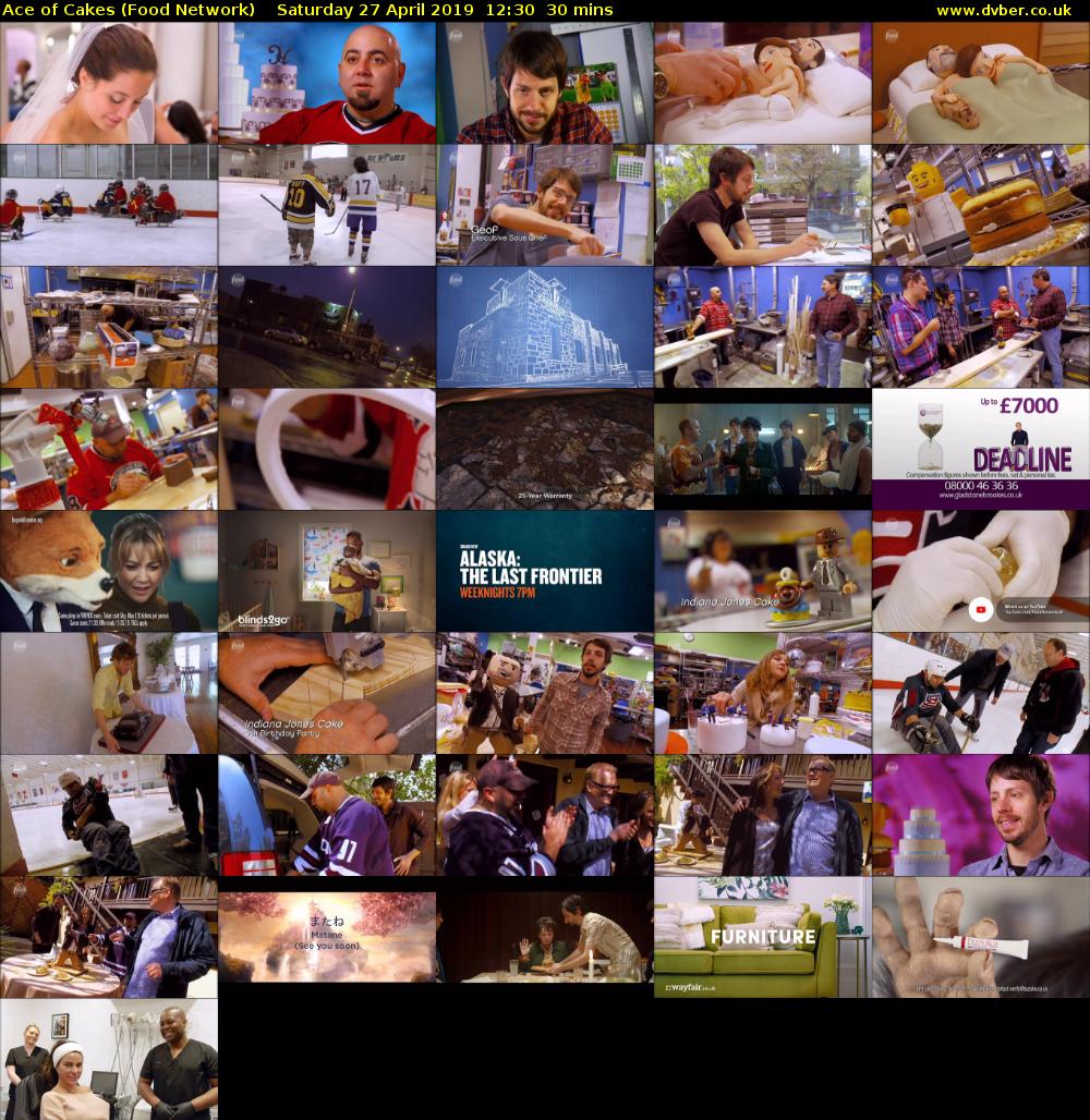 Ace of Cakes (Food Network) Saturday 27 April 2019 12:30 - 13:00